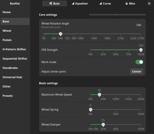 Boxflat - Moza Racing controls in Linux